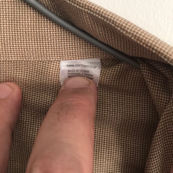 Kenneth Cole 17 x 34-35 cotton button down shirt - Picture 6 of 6